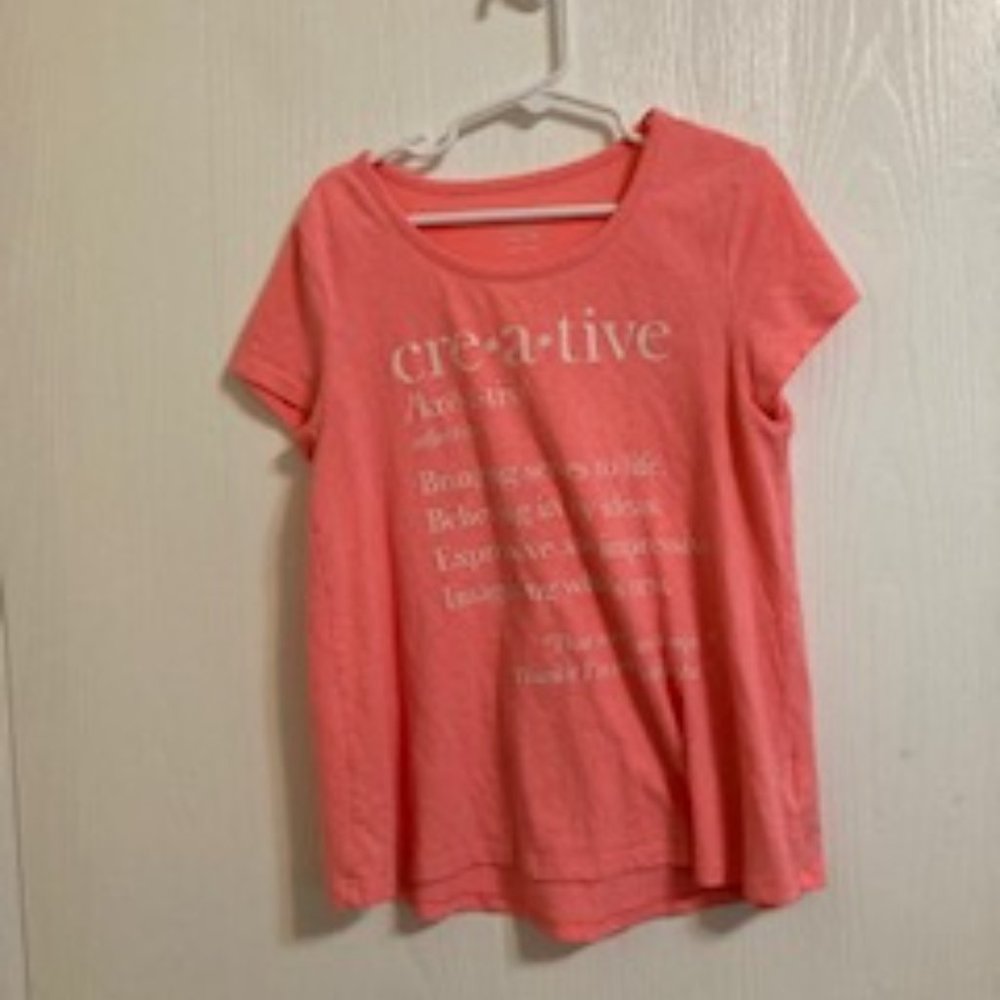 Orange/Pink short sleeve